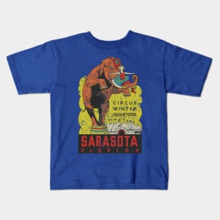 Sarasota Circus Winter Quarters 1927 Kids T-Shirt